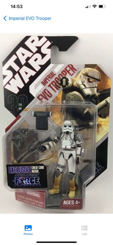 Star Wars The 30th Anniversary 3’75” 08-09 Imperial EVO Trooper