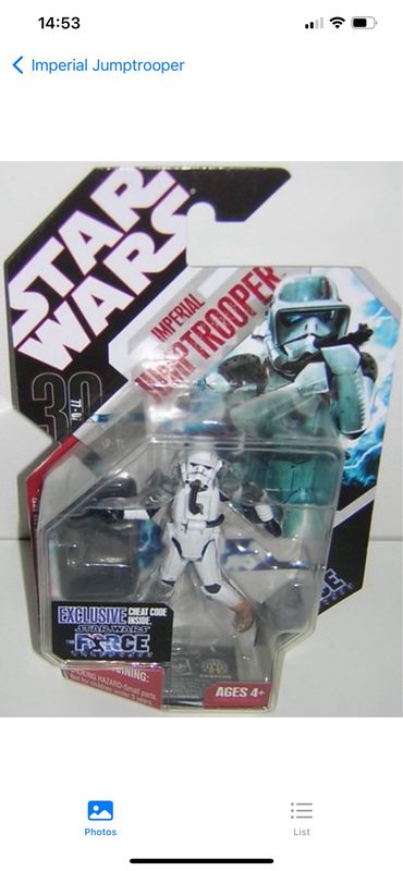 Star Wars The 30th Anniversary 3’75” 08-10 Imperial Jumptrooper