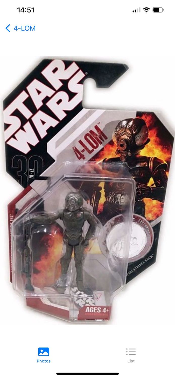 Star Wars The 30th Anniversary 3’75” 07-41 4-Lom
