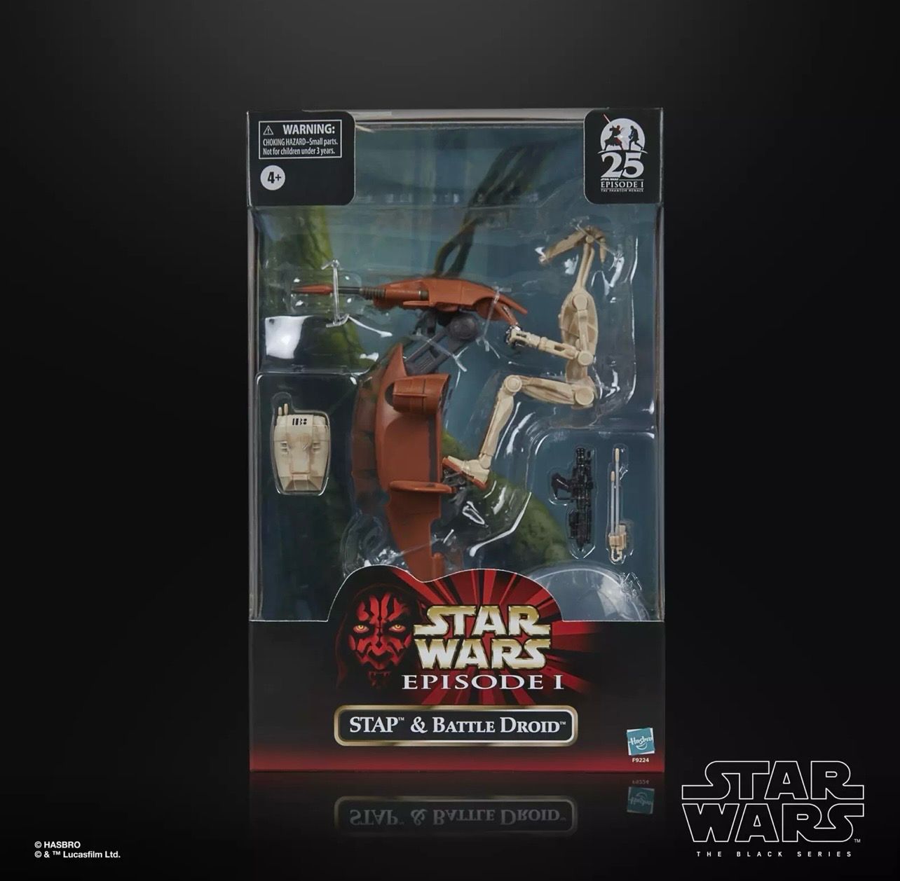 Star Wars The 6” Black Series Stap & Battle Droid (25th Anniversary Episode I)