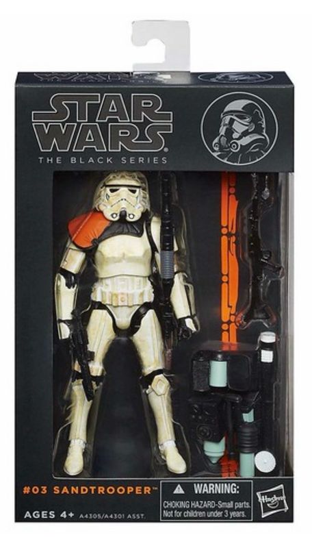 Star Wars The 6” Black Series #03 Sandtrooper (Orange Line)