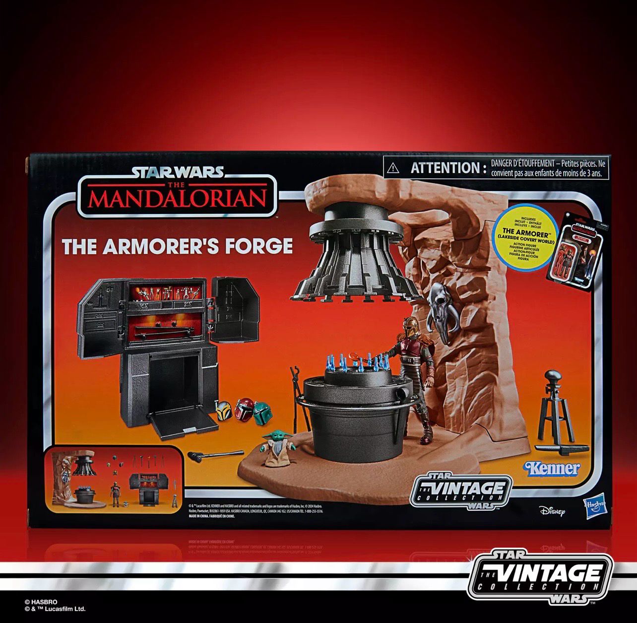 Star Wars The 3’75” Vintage Collection The Armorer’s Forge with The Armorer (Lakeside Covert World)