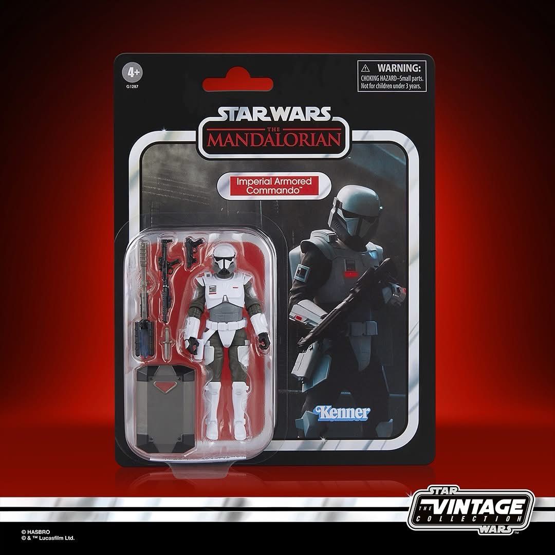 PRE ORDER PREPAYMENT €3,00 Star Wars The 3’75” Vintage Collection #366 Imperial Armored Commando (The Mandalorian)