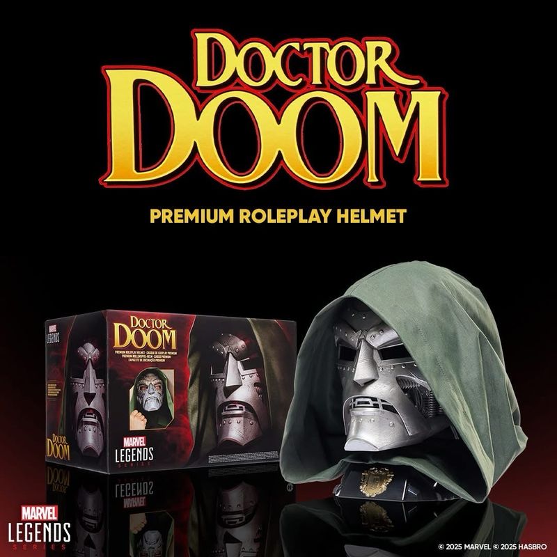 PRE ORDER PREPAYMENT €25,00 Marvel Legends Series Doctor Doom 1:1 Replica Helmet