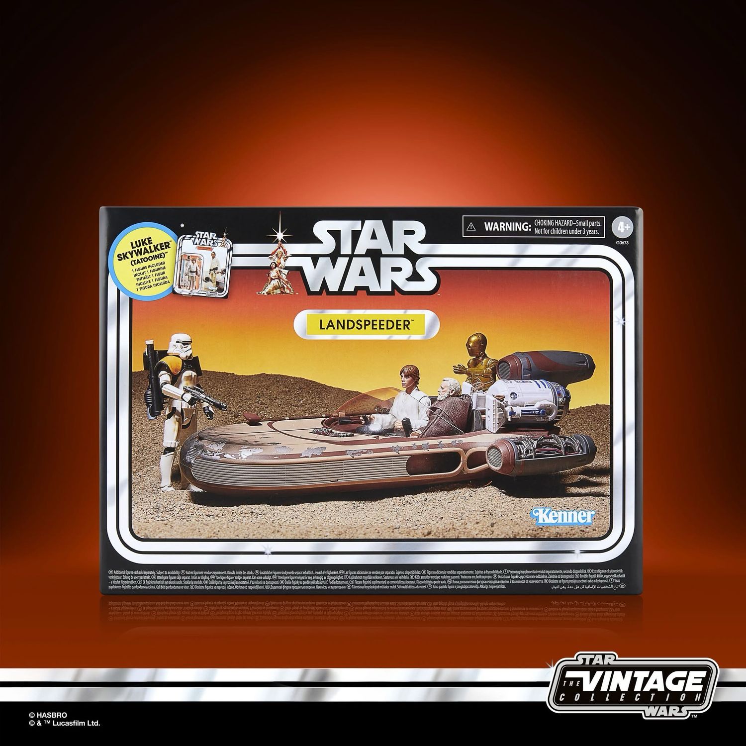 Star Wars The 3’75” Vintage Collection - Landspeeder (incl. Luke Skywalker)