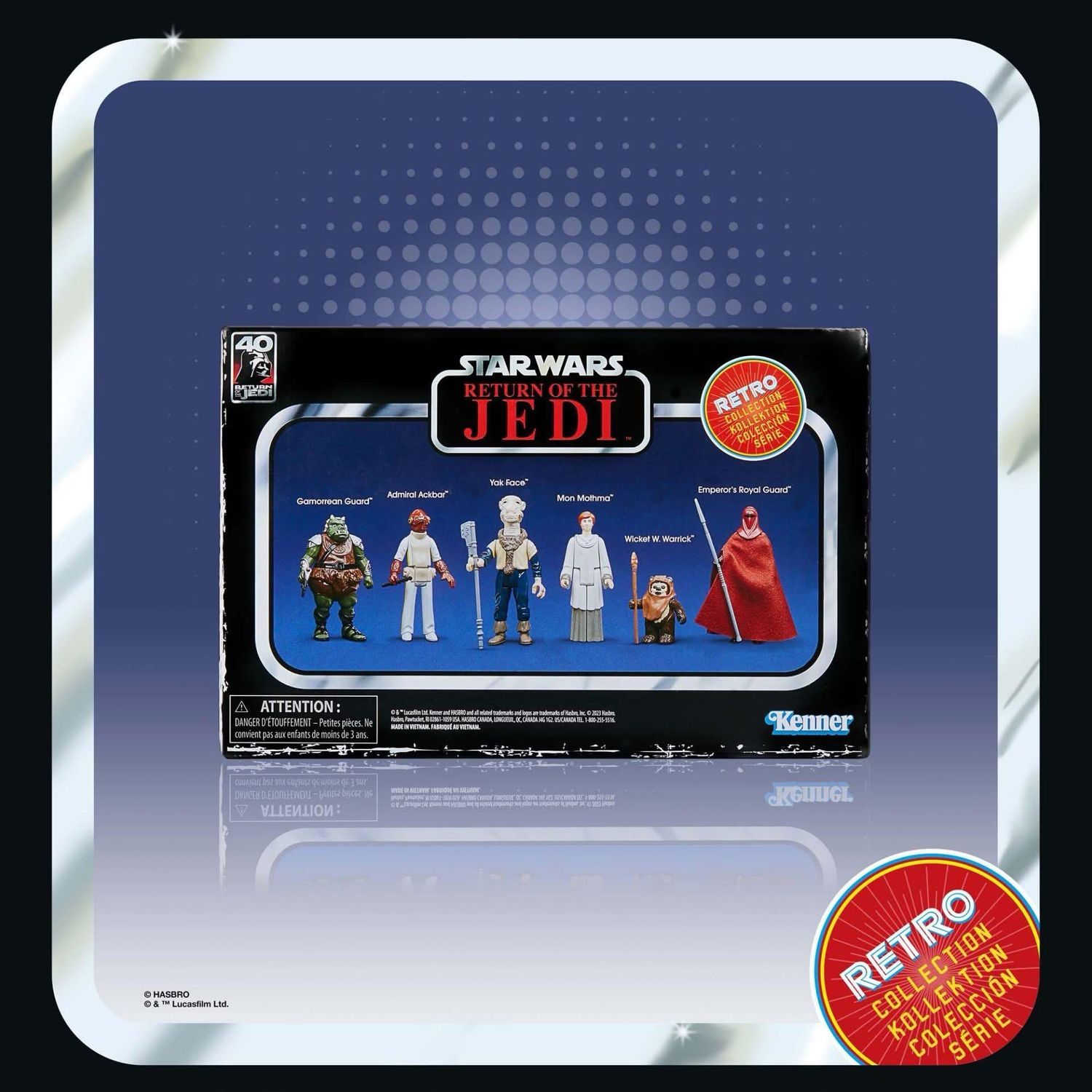 PRE ORDER PREPAYMENT €15,00 Star Wars The 3’75” Retro Collection - Return of the Jedi 6-pack