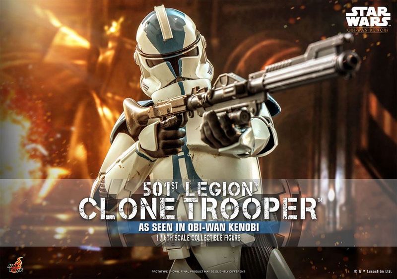 Star Wars Hot Toys 501st Legion Clone Trooper 30cm (Obi-Wan Kenobi)