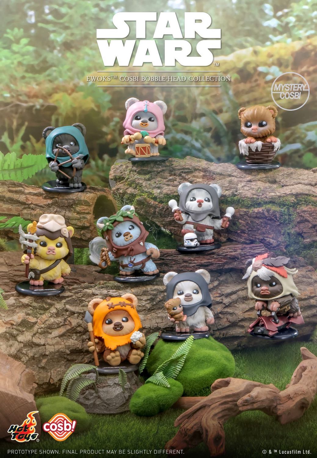 Star Wars Ewoks Cosbi Bobble-Head Collection (Mystery Bag) Star Wars Ewoks Cosbi Bobble-Head Collection (Mystery Bag)