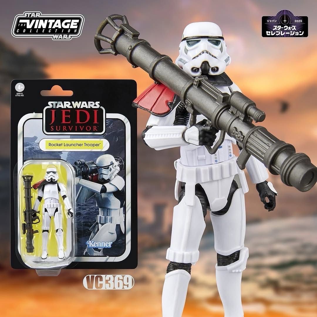 PRE ORDER PREPAYMENT €3,00 Star Wars The 3’75” Vintage Collection VC369 Rocket Launcher Trooper (Jedi Survivor)