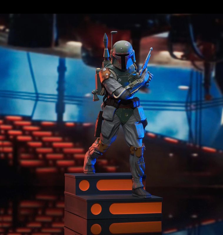 Star Wars Premier Collection 2022 SDCC Exclusive Boba Fett 1:7 scale 28 cm (Empire Strikes Back)