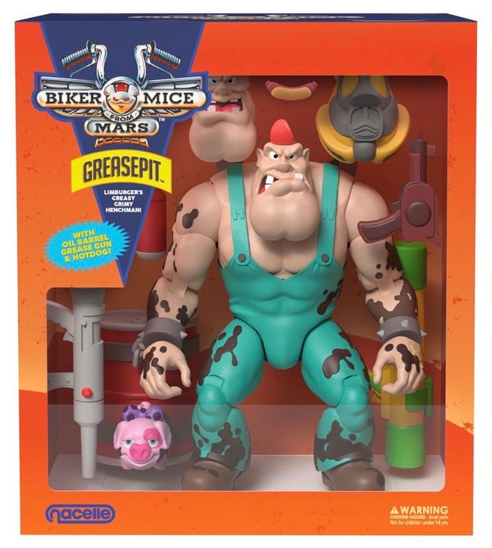 PRE ORDER PREPAYMENT €10,00 Biker Mice from Mars - Greasepit 23 cm