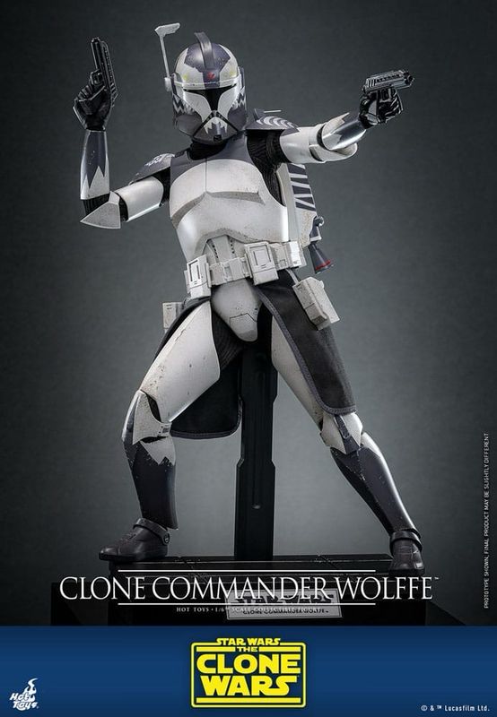 PRE ORDER PREPAYMENT €50,00 Star Wars Hot Toys Clone Commander Wolffe (The Clone Wars) 30cm