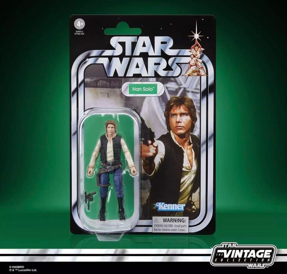 PRE ORDER PREPAYMENT €3,00 Star Wars The 3’75” Vintage Collection VC372 Han Solo (Star Wars)