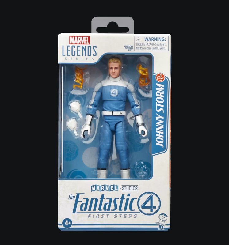 Marvel Legends Series The Fantastic Four First Steps Johnny Storm 15cm