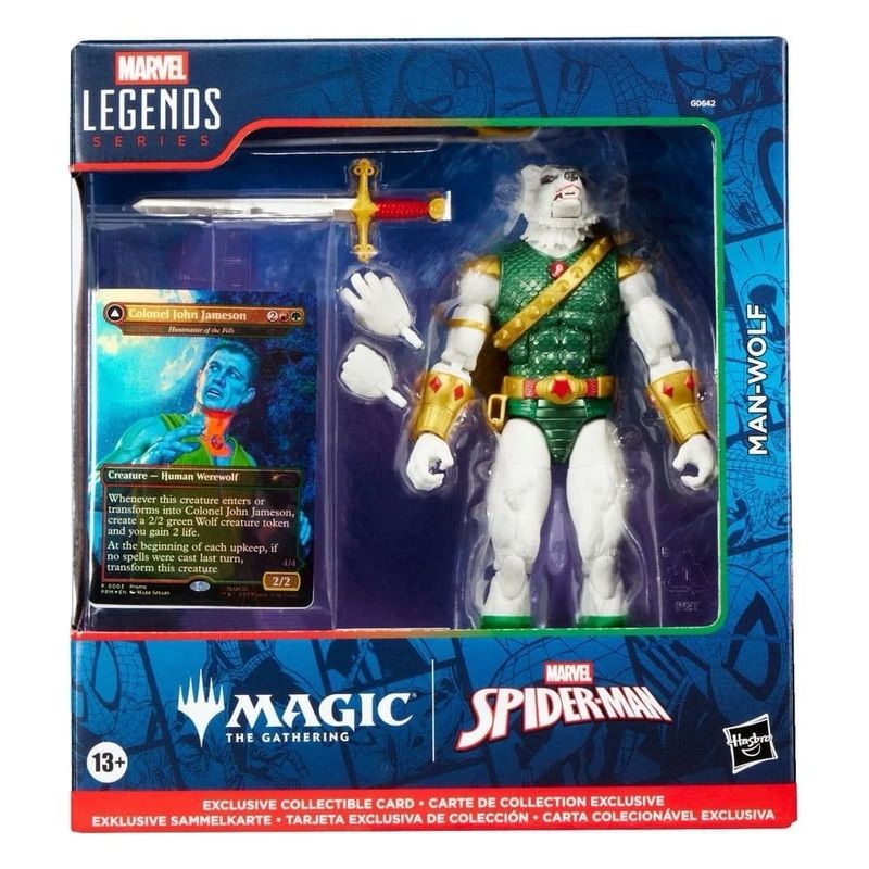 PRE ORDER PREPAYMENT €5,00 Marvel Legends Series Magic the Gathering Man Wolf 15cm