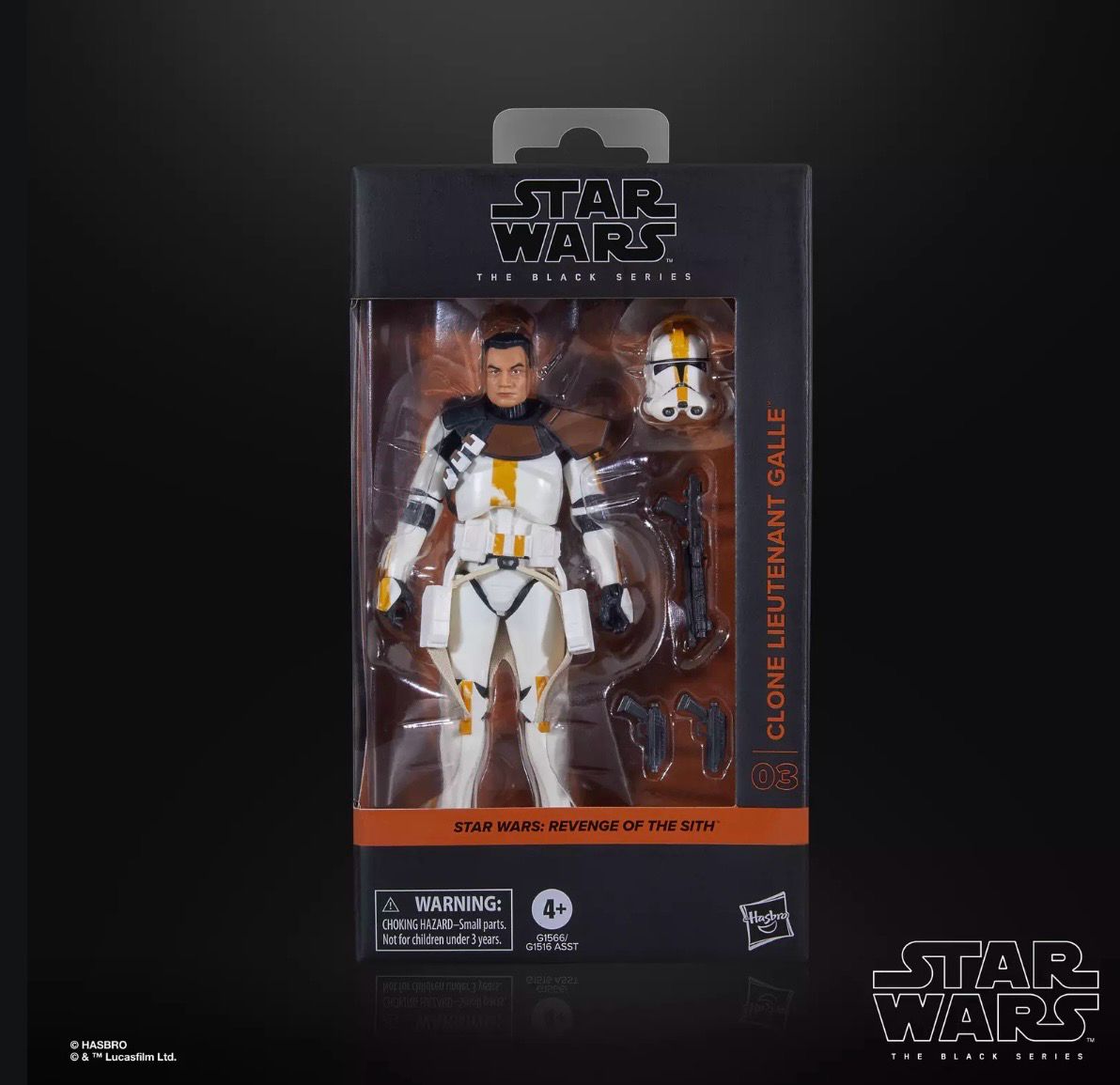 Star Wars The 6” Black Series #03 Clone Lieutenant Galle (Revenge of the Sith)