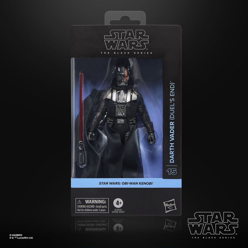 PRE ORDER PREPAYMENT Star Wars The 6” Black Series #15 Darth Vader Duel’s End (Obi-Wan Kenobi)