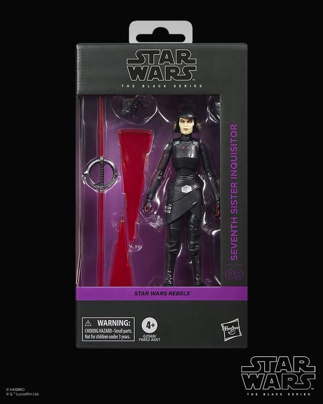 PRE ORDER PREPAYMENT €3,00 Star Wars The Black Series #09 Seventh Sister inquisitor (Rebels) 15 cm