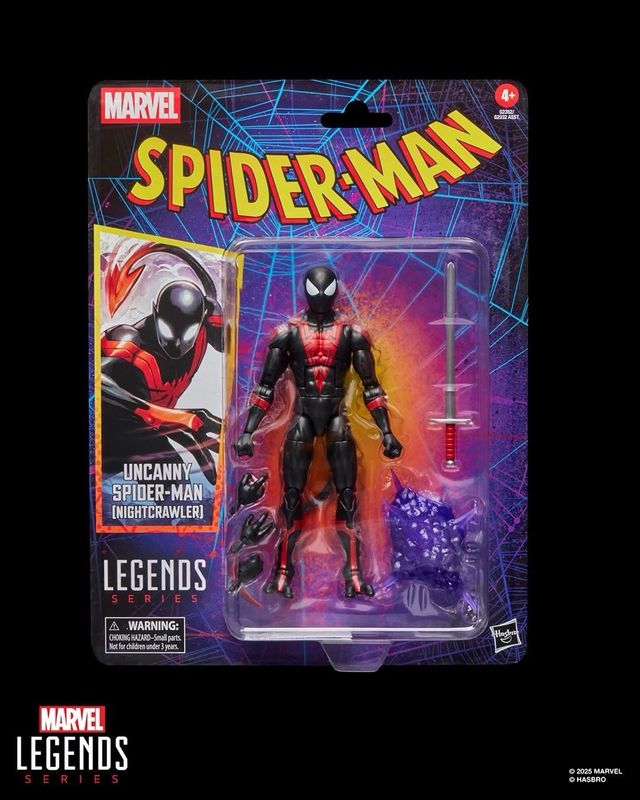 PRE ORDER PREPAYMENT €3,00 Marvel Legends Series Uncanny Spider-Man Nightcrawler 15 cm (Spider-Man Marvel Comics)