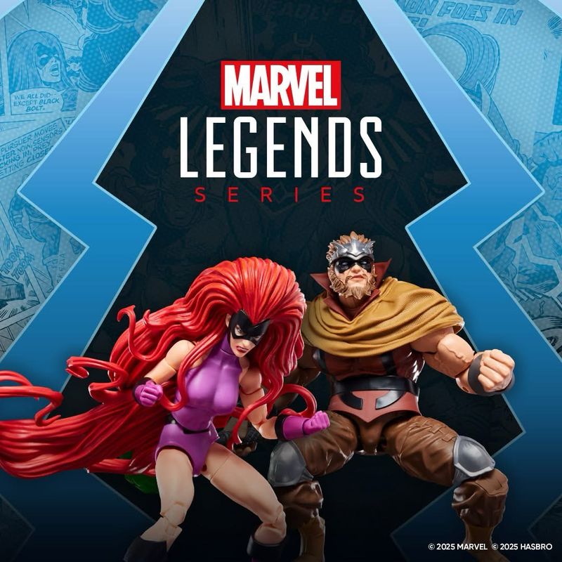 PRE ORDER PREPAYMENT €10,00 Marvel Legends Series Inhumans Marvel’s Medusa & Marvel’s Gorgon 15 cm