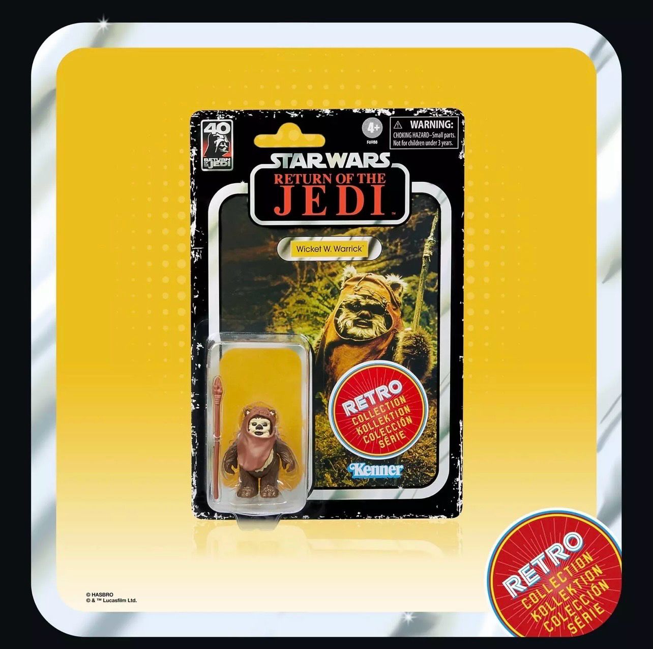 Star Wars The Retro Collection Wicket 10 cm 40th Anniversary ROTJ Star Wars The Retro Collection Wicket 10 cm 40th Anniversary ROTJ