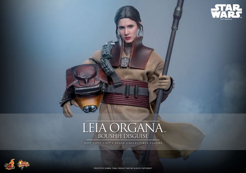 PRE ORDER PREPAYMENT €75,00 Star Wars Hot Toys Leia Organa (Boushh Disguise) Episode VI Movie Masterpiece 1/6 scale 27 cm