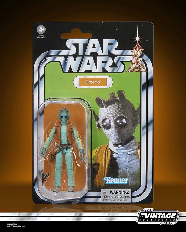 PRE ORDER PREPAYMENT €3,00 Star Wars The Vintage Collection VC393 Greedo (A new hope) 10 cm