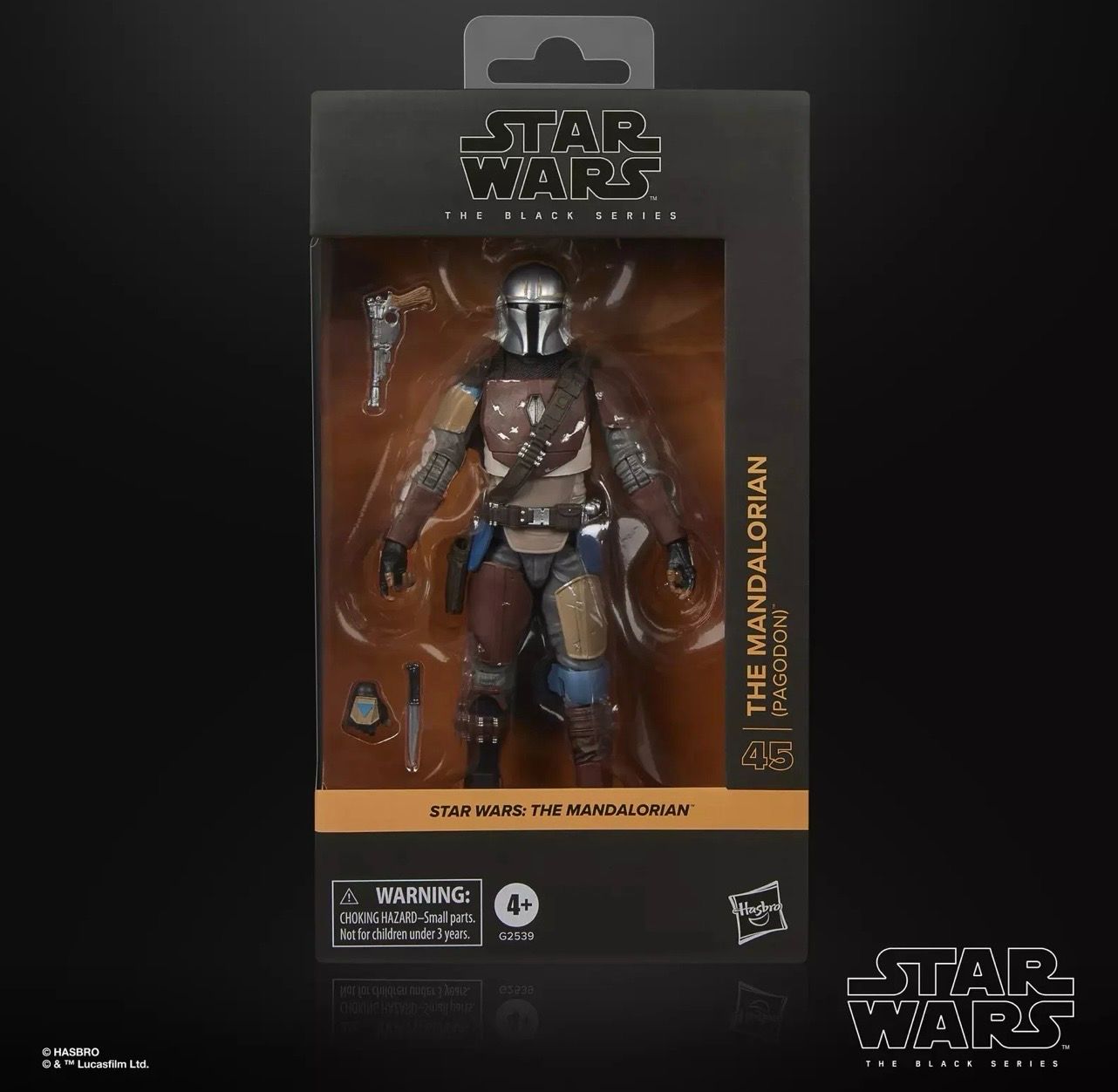 PRE ORDER PREPAYMENT €3,00 Star Wars The Black Series #45 The Mandalorian (Pagadon) 15 cm