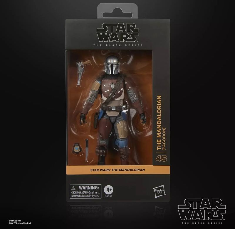 PRE ORDER PREPAYMENT €3,00 Star Wars The Black Series #45 The Mandalorian (Pagadon) 15 cm