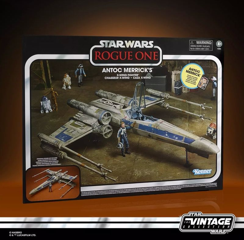 PRE ORDER PREPAYMENT €35,00 Star Wars The 3’75” Vintage Collection Antoc Merrick’s X-Wing (Rogue One)