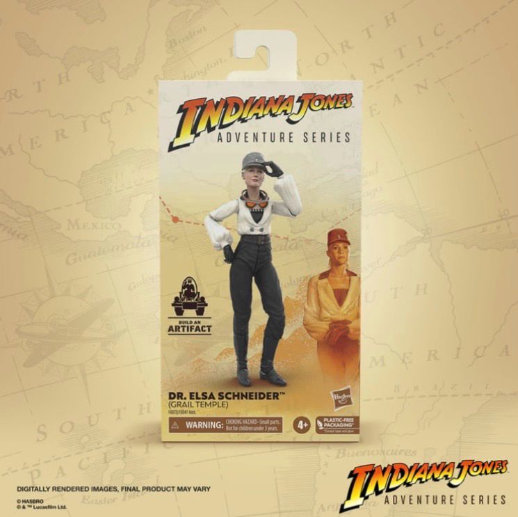 Indiana Jones Adventure Series Dr. Elsa Schneider (The Last Crusade) Wave III BAA GRAIL TABLE Indiana Jones Adventure Series Dr. Elsa Schneider (The Last Crusade) Wave III BAA GRAIL TABLE
