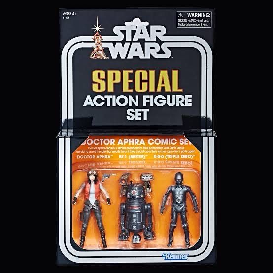 Star Wars The Vintage Collection Doctor Aphra 3-pack SDCC 2018 Exclusive
