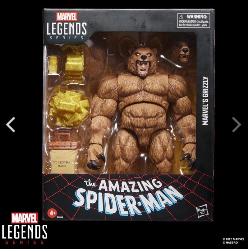 PRE ORDER PREPAYMENT €7,50 Marvel Legends Series Marvel’s Grizzly (The Ultimate Spider-Man) 15cm