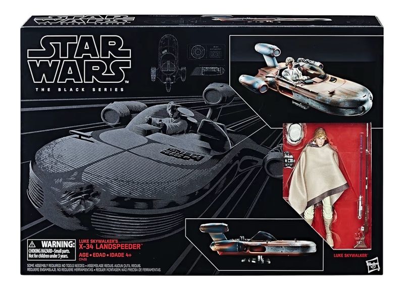 Star Wars The Black Series Luke Skywalker’s X-34 Landspeeder including Farmboy Luke USED
