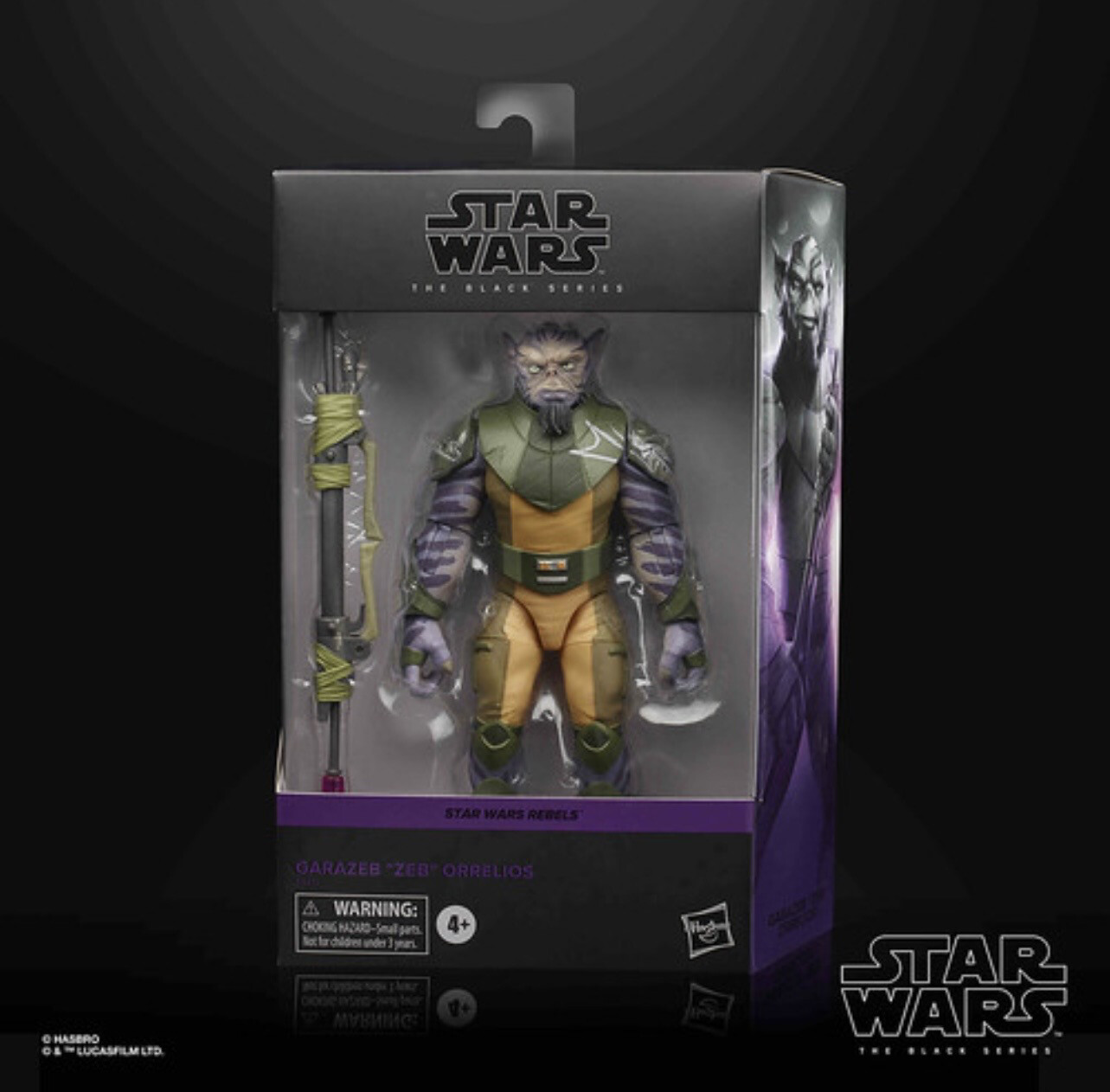 Star Wars The 6" Black Series #01 Garazeb Zeb Orrelios (Rebels) USED 15cm/6"