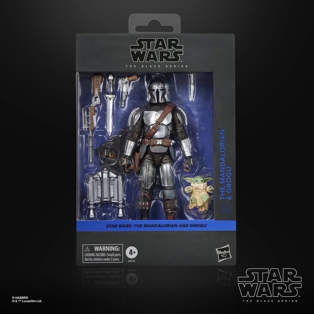 PRE ORDER PREPAYMENT €10,00 Star Wars The Black Series #01 The Mandalorian & Grogu 15cm/6”