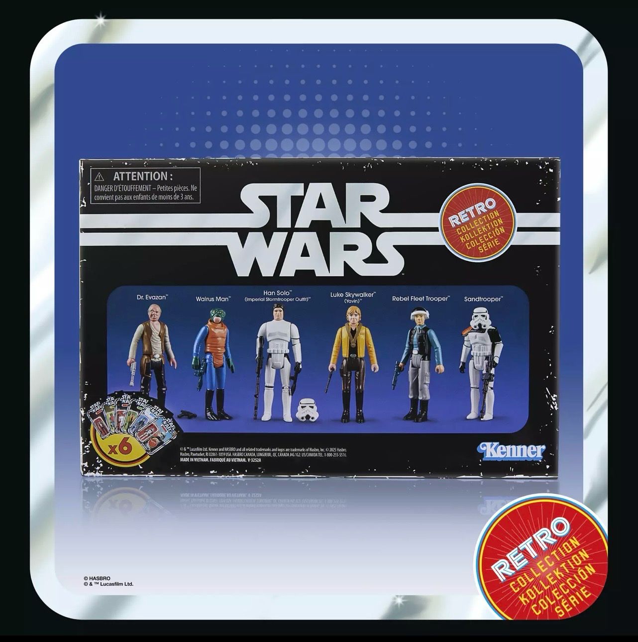 Star Wars Retro Collection 6-pack A New Hope 10cm/3’75”