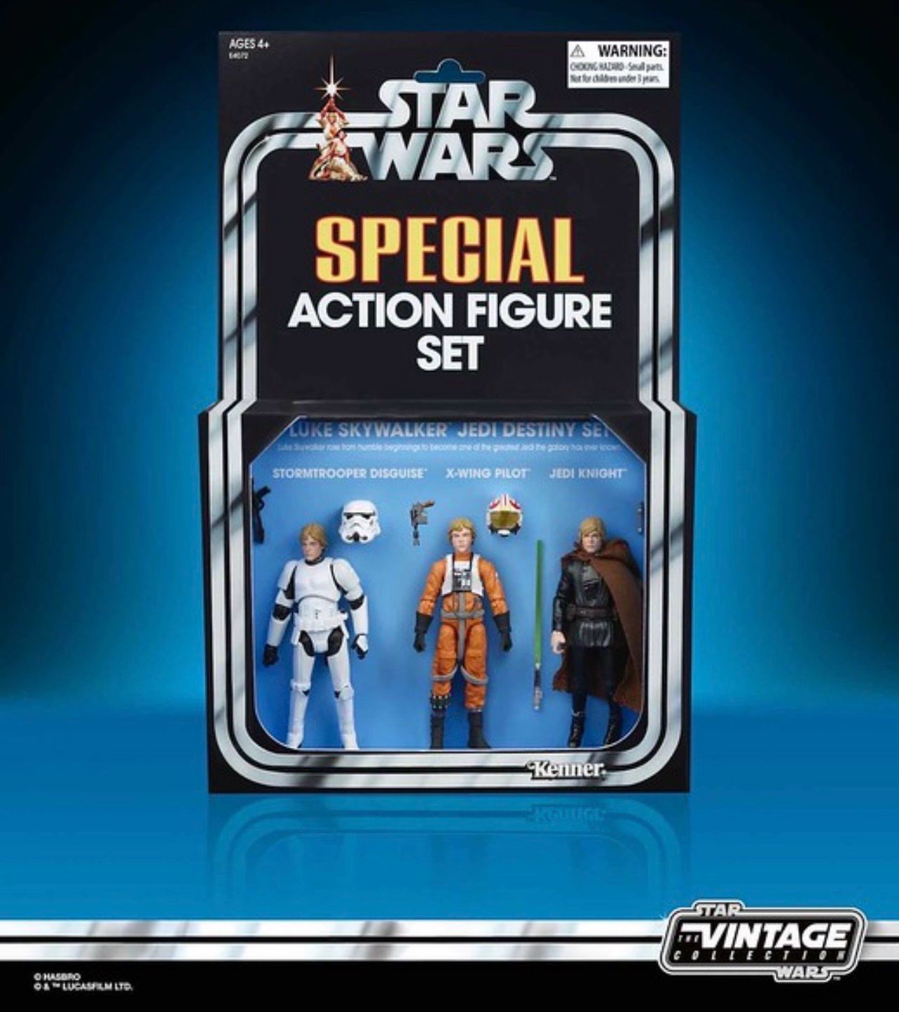 Star Wars The Vintage Collection Luke Skywalker Jedi Destiny Set 3-pack