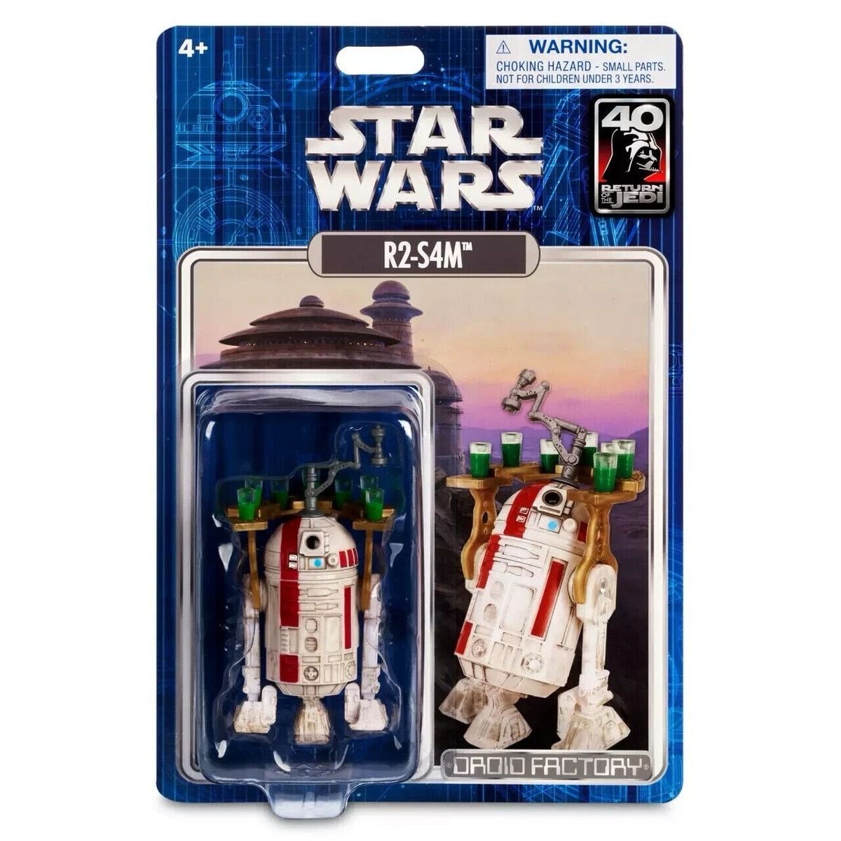 Star Wars Disney Park Droid Factory R2-S4M 40th Anniversary Return of the Jedi 10cm/3’75” including Protective Case Star Wars Disney Park Droid Factory R2-S4M 40th Anniversary Return of the Jedi 10cm/3’75” including Protective Case
