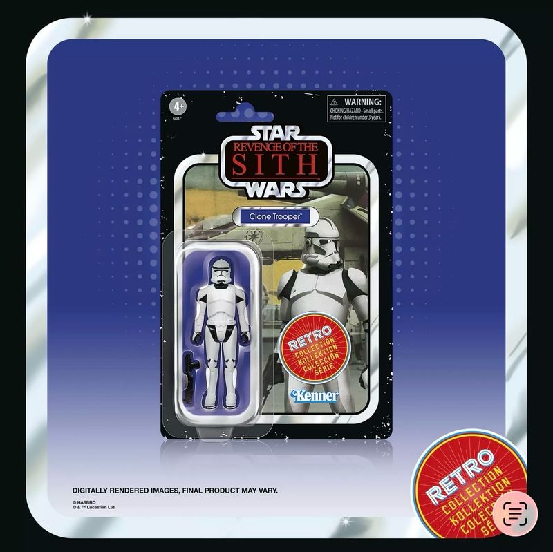 Star Wars Retro Collection Clone Trooper 3’75”/10cm (Revenge of the Sith)