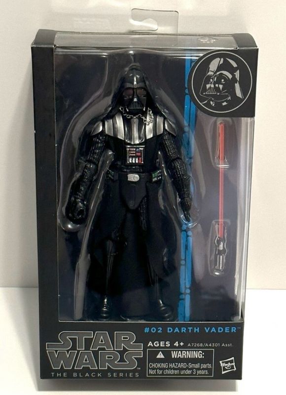 Star Wars The Black Series #02 Darth Vader Blue Line 15cm/6”