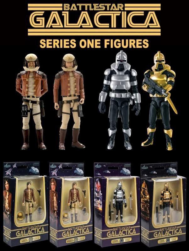 PRE ORDER PREPAYMENT €35,00 Battlestar Galactica Wave I (4 action figures)