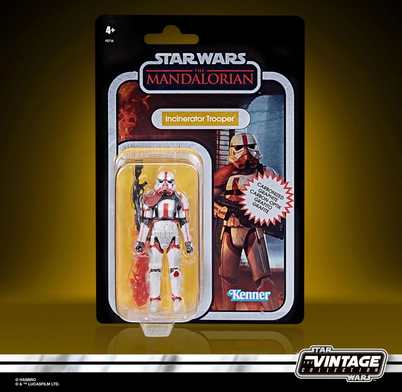 Star Wars Carbonized Vintage Collection Incinerator Trooper (The Mandalorian) 10cm/3’75”