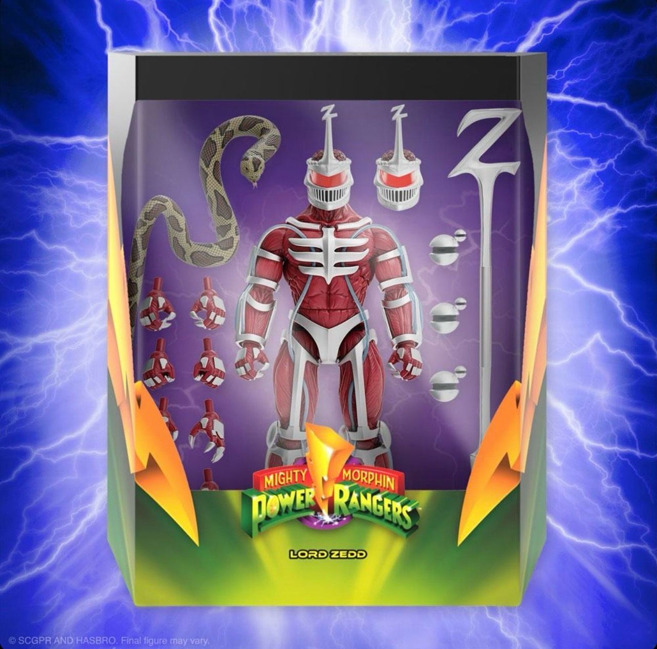 Super 7 – Mighty Morphin Power Rangers Ultimates Action Figure Lord Zedd 18 Cm