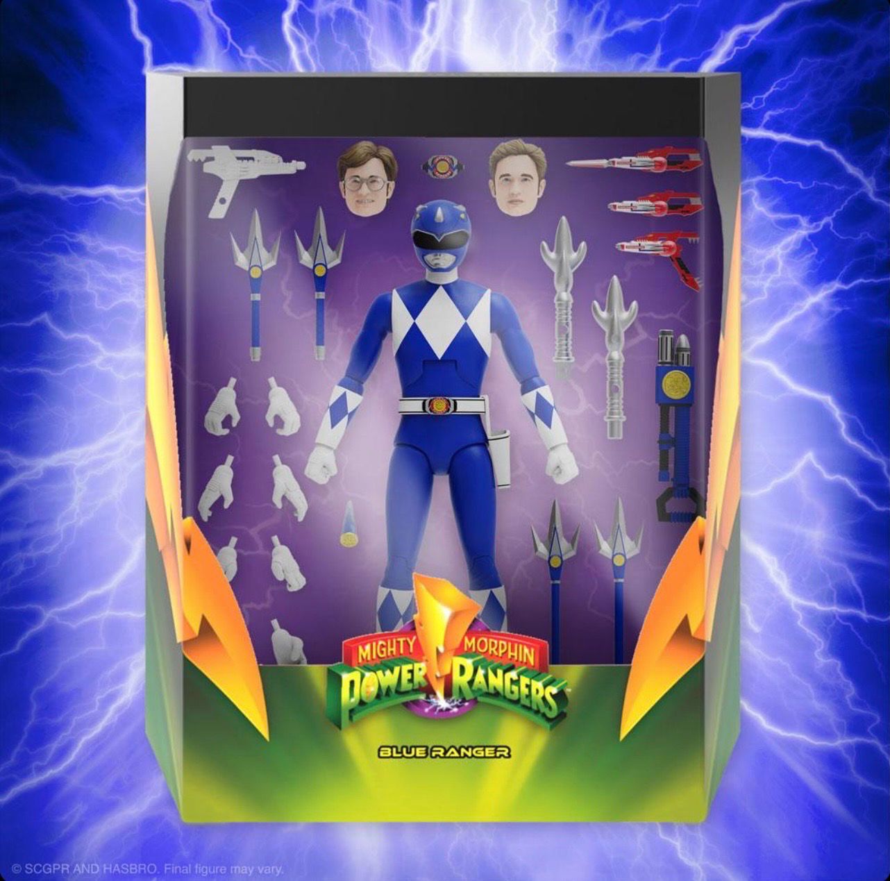 Super 7 – Mighty Morphin Power Rangers Ultimates Action Figure Blue Ranger 18 cm