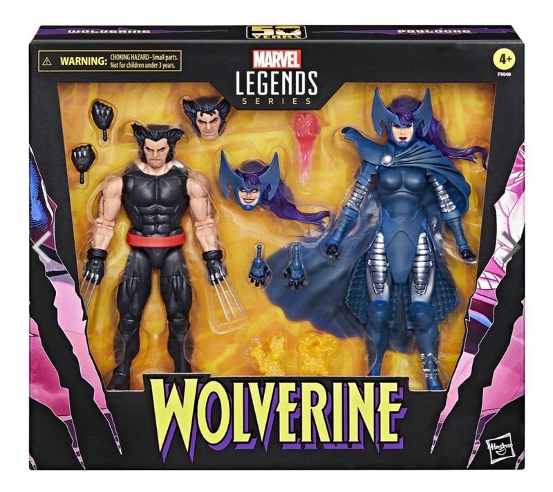 Marvel Legends Series 2-pack Wolverine & Psylocke 15cm/6”