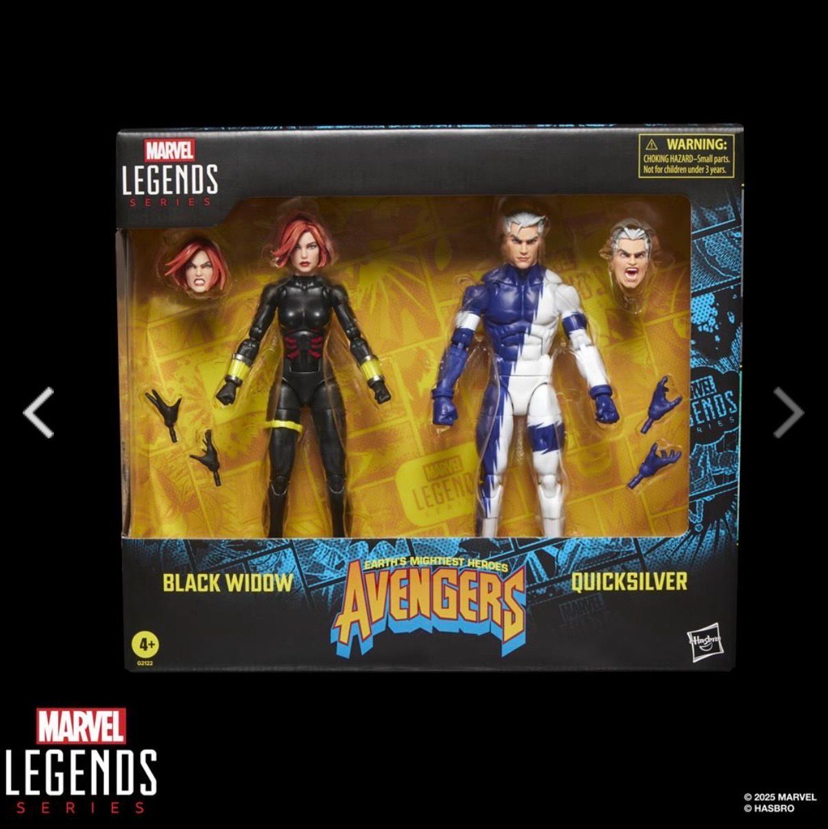 PRE ORDER PREPAYMENT €10,00 MARVEL LEGENDS SERIES BLACK WIDOW AND QUICKSILVER