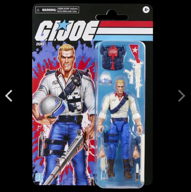 PRE ORDER PREPAYMENT €5,00 G.I. JOE CLASSIFIED SERIES RETRO CARDBACK DUKE