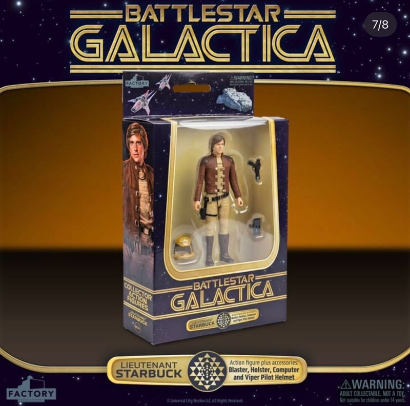 PRE ORDER PREPAYMENT €5,00 Battlestar Galactica Lieutenant Starbuck