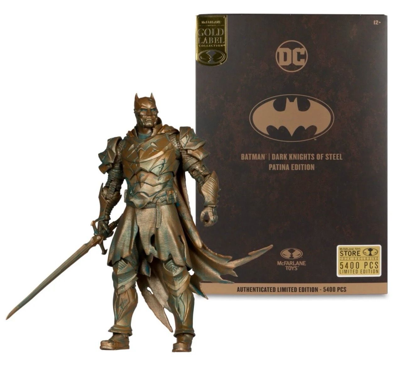 DC Multiverse Batman Dark Knights of Steel Patina Edition (Gold Label) 18cm